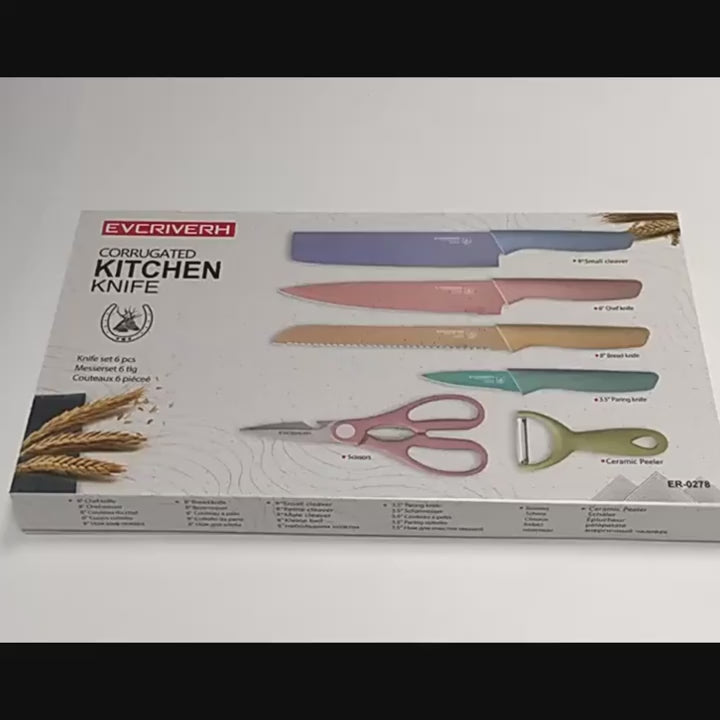 Colorful Kitchen Knife Set